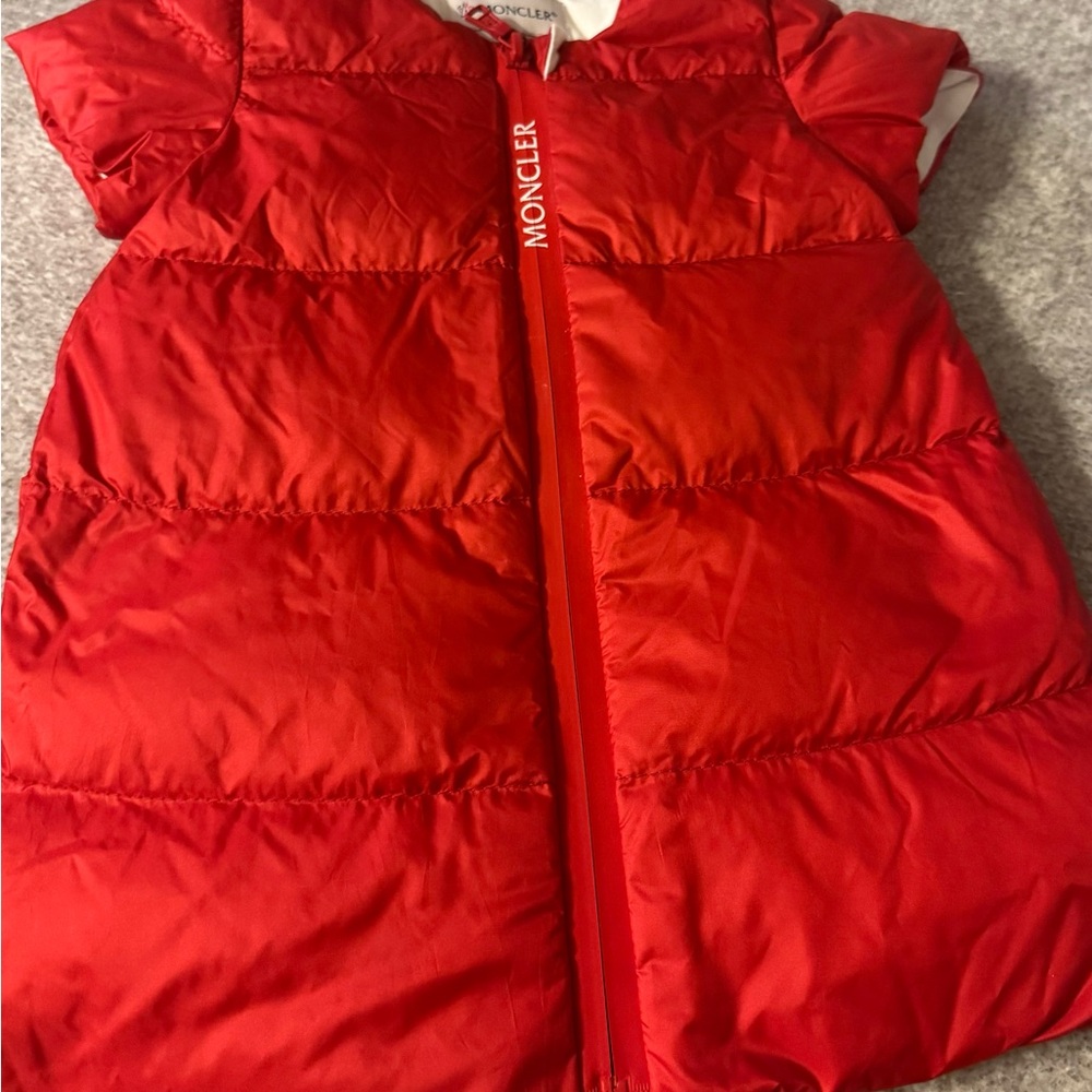 Moncler Cherry Red Quilted Jacket